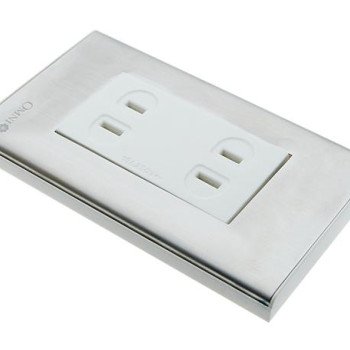OMNI Stainless Plate with 2 Reg Conv - SP3-WR/WU/WR