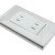 OMNI Stainless Plate with 2 Reg Conv - SP3-WR/WU/WR