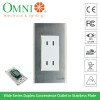OMNI Stainless Plate with 2 Reg Conv - SP3-WR/WU/WR
