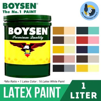 Boysen Paint Latex Color Full Tone 1/4L or 1L