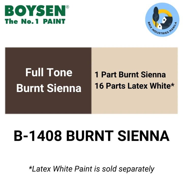 Boysen Paint Latex Color Full Tone 1/4L or 1L