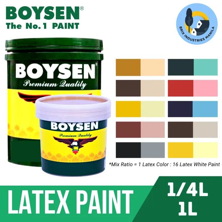 Boysen Paint Latex Color Full Tone 1/4L or 1L